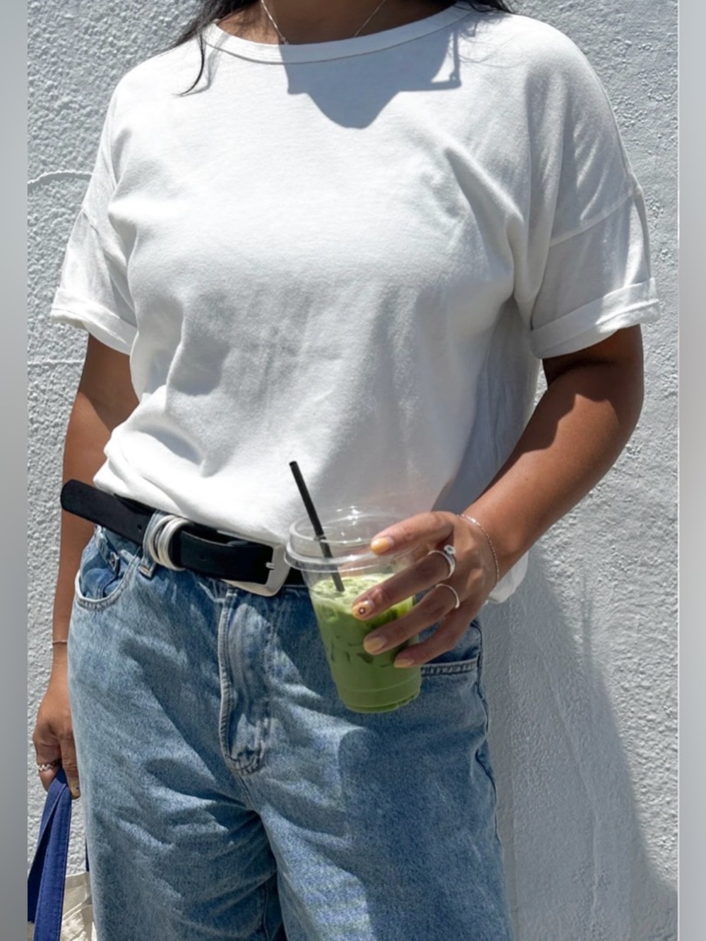 SOLD Le Bon Shoppe Classic White Crewneck Cotton Her Tee Medium